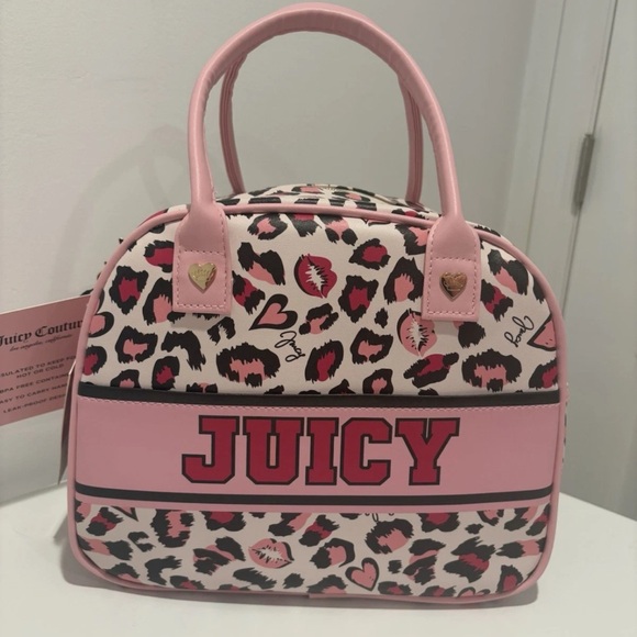 Juicy Couture 3 Piece Leopard Print Insulated Cooler Bag Set - Picture 1 of 10
